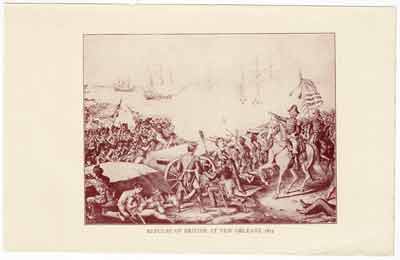 The Repulse of the British at New Orleans, 1814